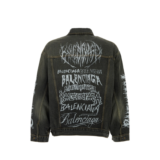 Denim Jacket with Logo