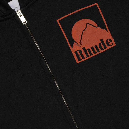 Moonlight Badge Zip Up Hoodie