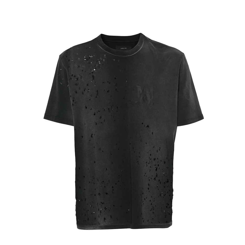 Shotgun Logo Distressed T-Shirt