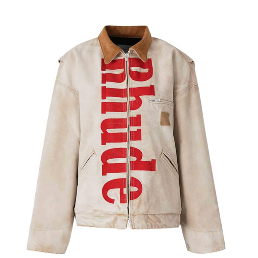 Bomber jacket with zip and logo